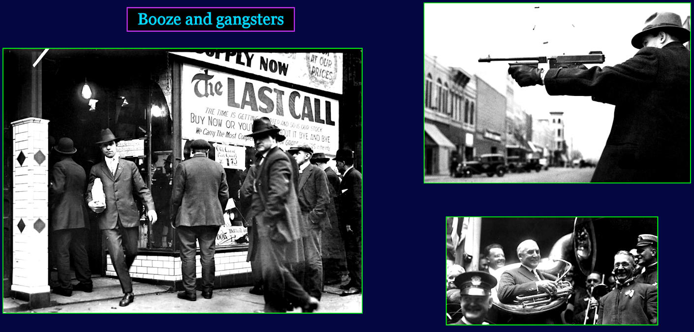 Prohibition and gangsters, 1920s